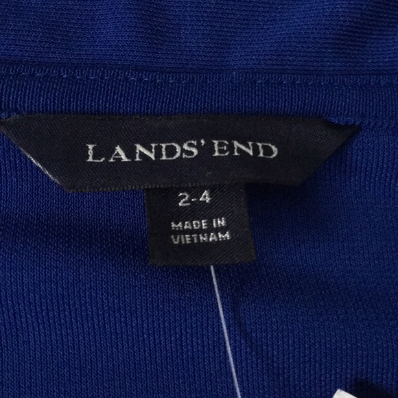 Lands' End - Royal Blue Cardigan Size 2-4 XS - Picture 8 of 8